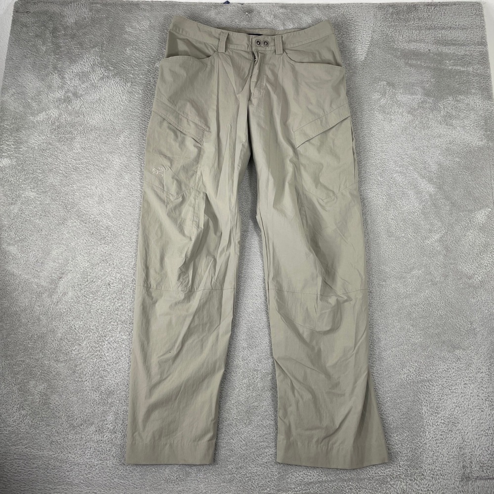 Arc'teryx Palisade Pants Mens 32x32 Tan Technical Hiking Cargo Gorpcore